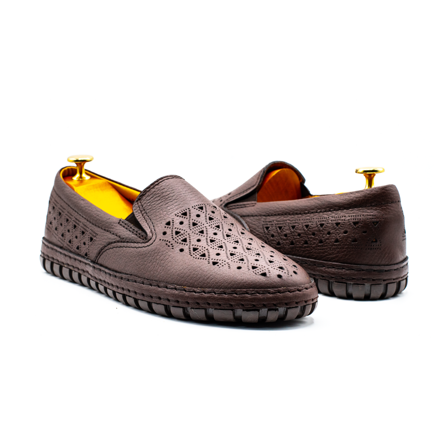 CONFORT TOP BOSS EN CUIR MARRON