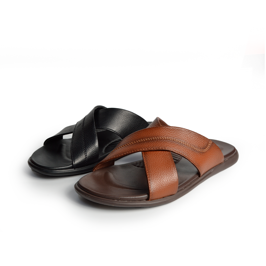 Sandale En Cuir Rf206 X1 Noir