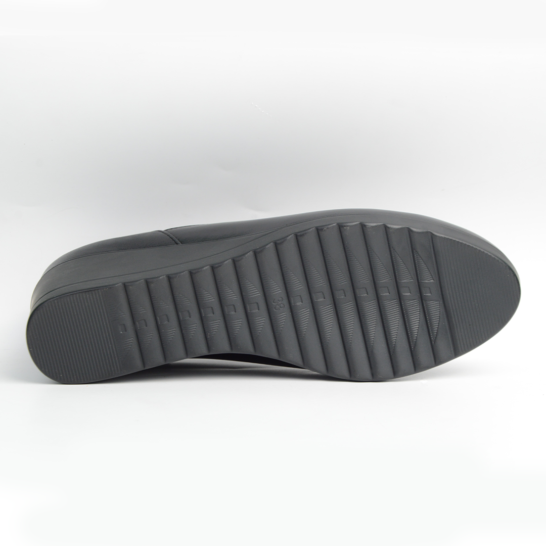 CHAUSSURES NERO EN CUIR NOIR