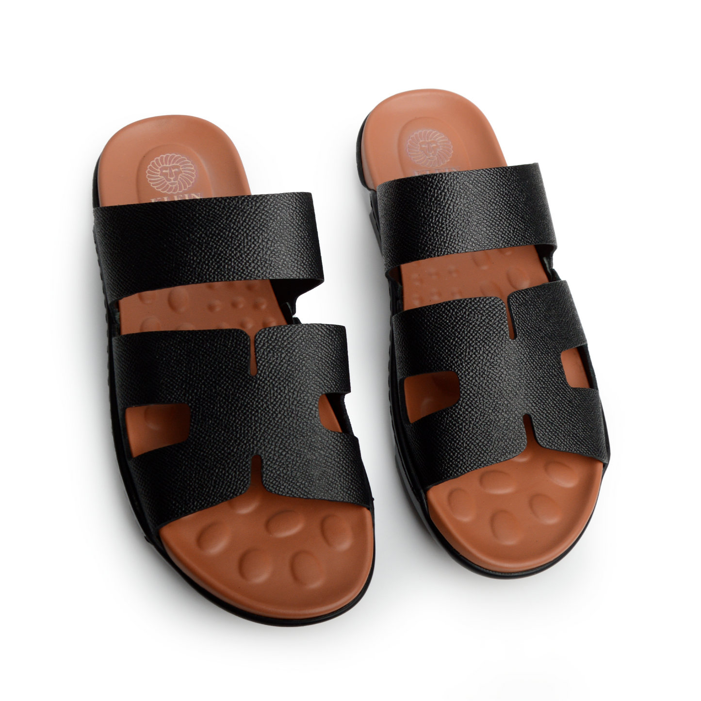 Sandale 203H En Cuir Noir