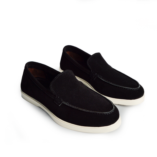 Ballerine daim Confort Noir