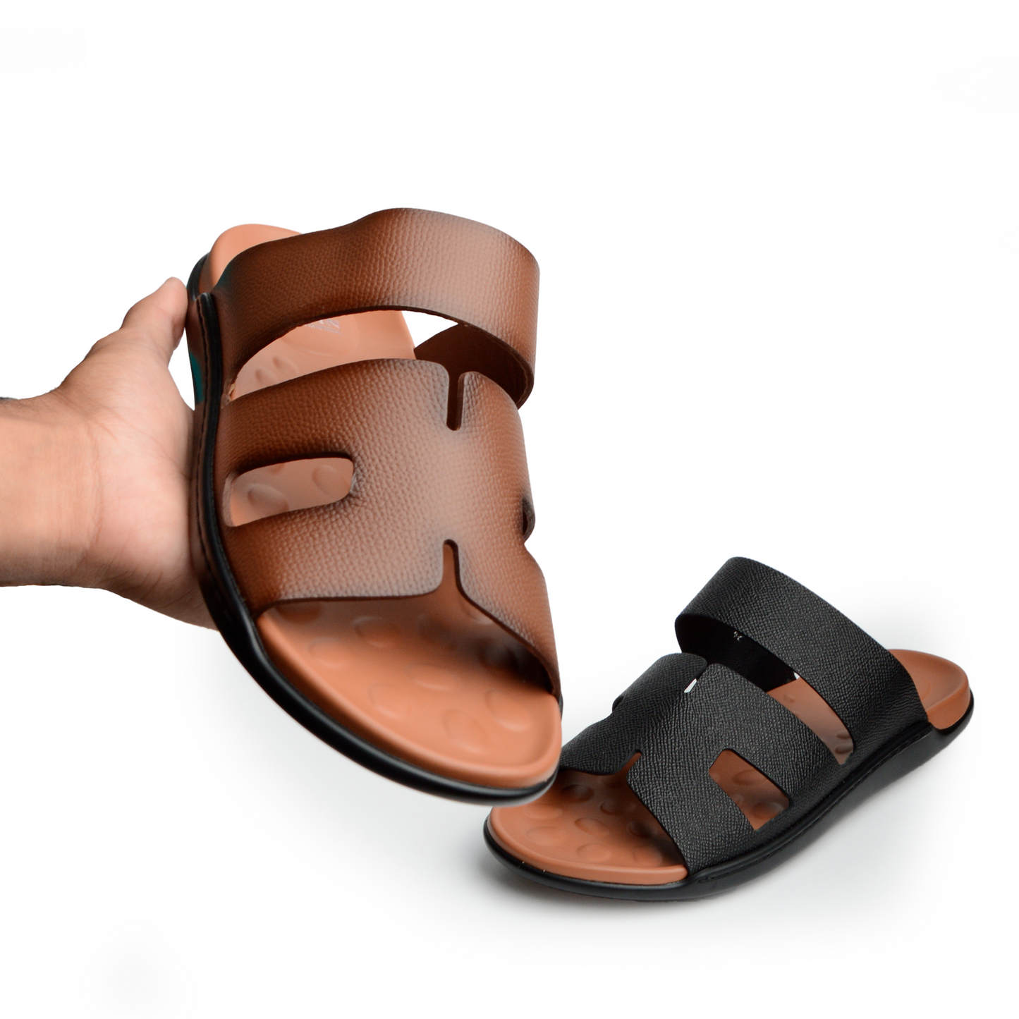 Sandale 203H En Cuir TABAC