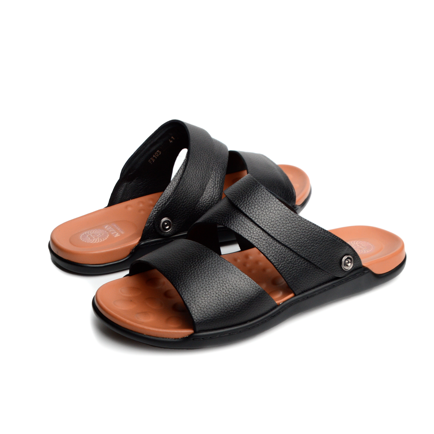 Sandale 103S En Cuir NOIR