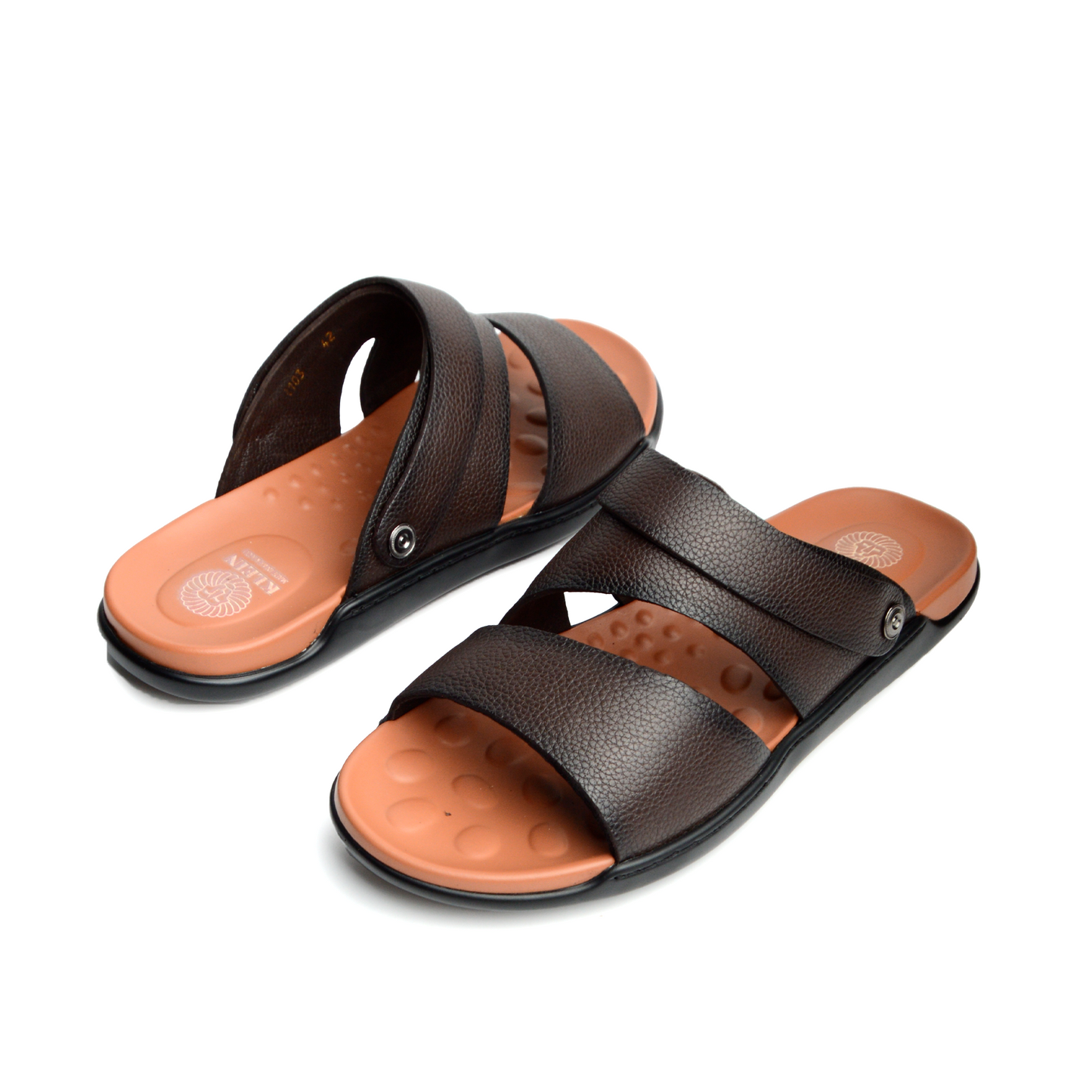 Sandale 103S En Cuir MARRON