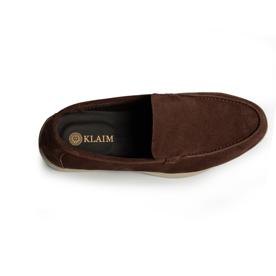 Ballerine daim Confort Marron