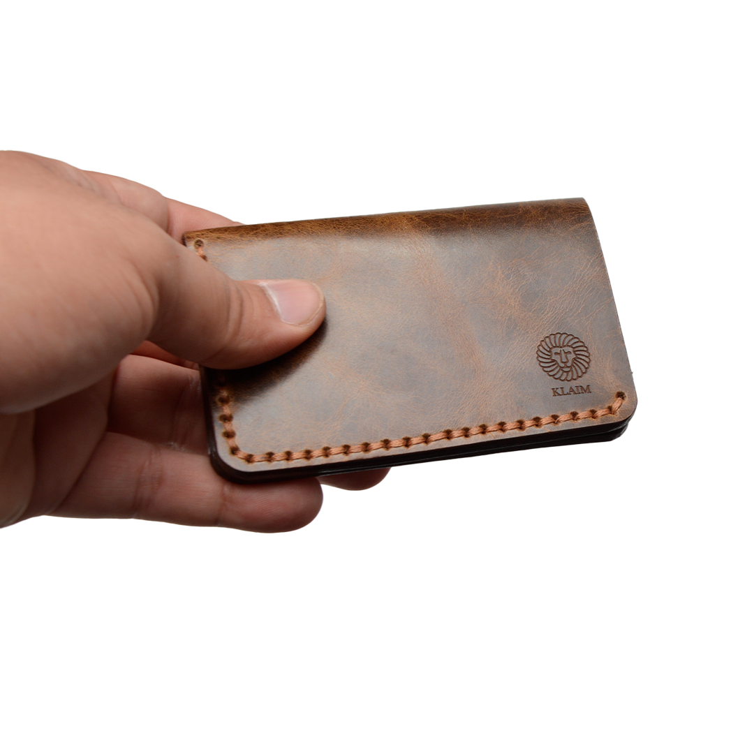 portefeuille Marron Vintage