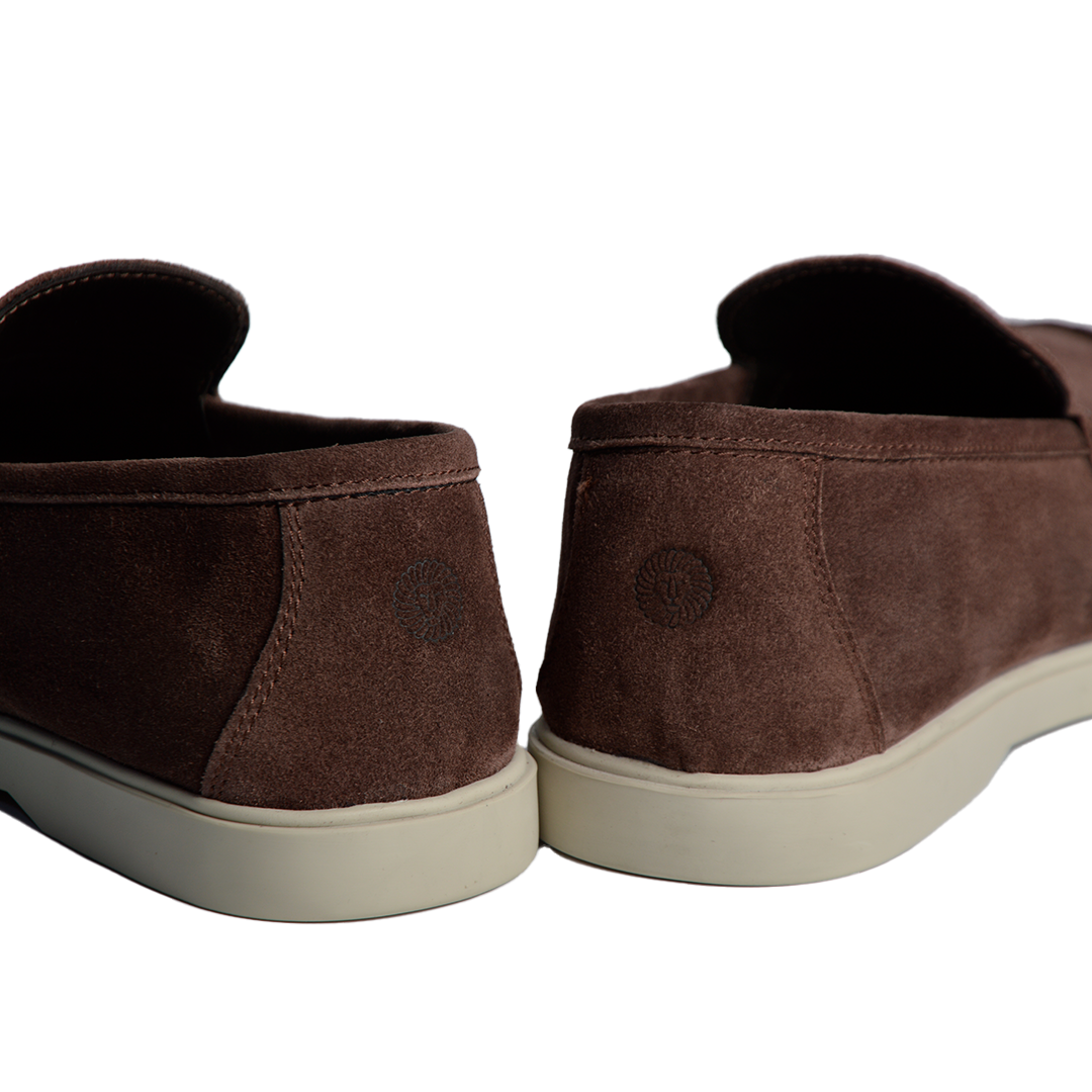 Ballerine daim Confort Marron