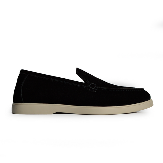 Ballerine daim Confort Noir