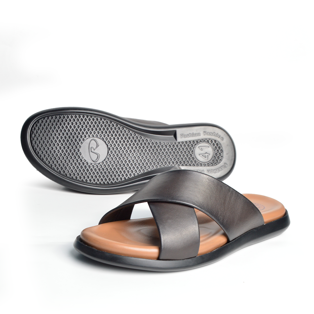 Sandale En Cuir Evo Rf 0011 Marron