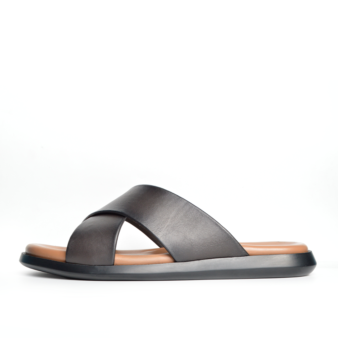 Sandale En Cuir Evo Rf 0011 Marron