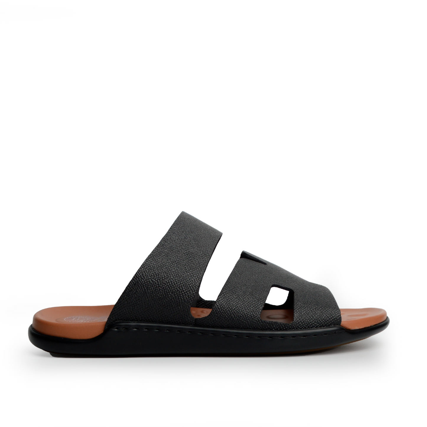 Sandale 203H En Cuir Noir