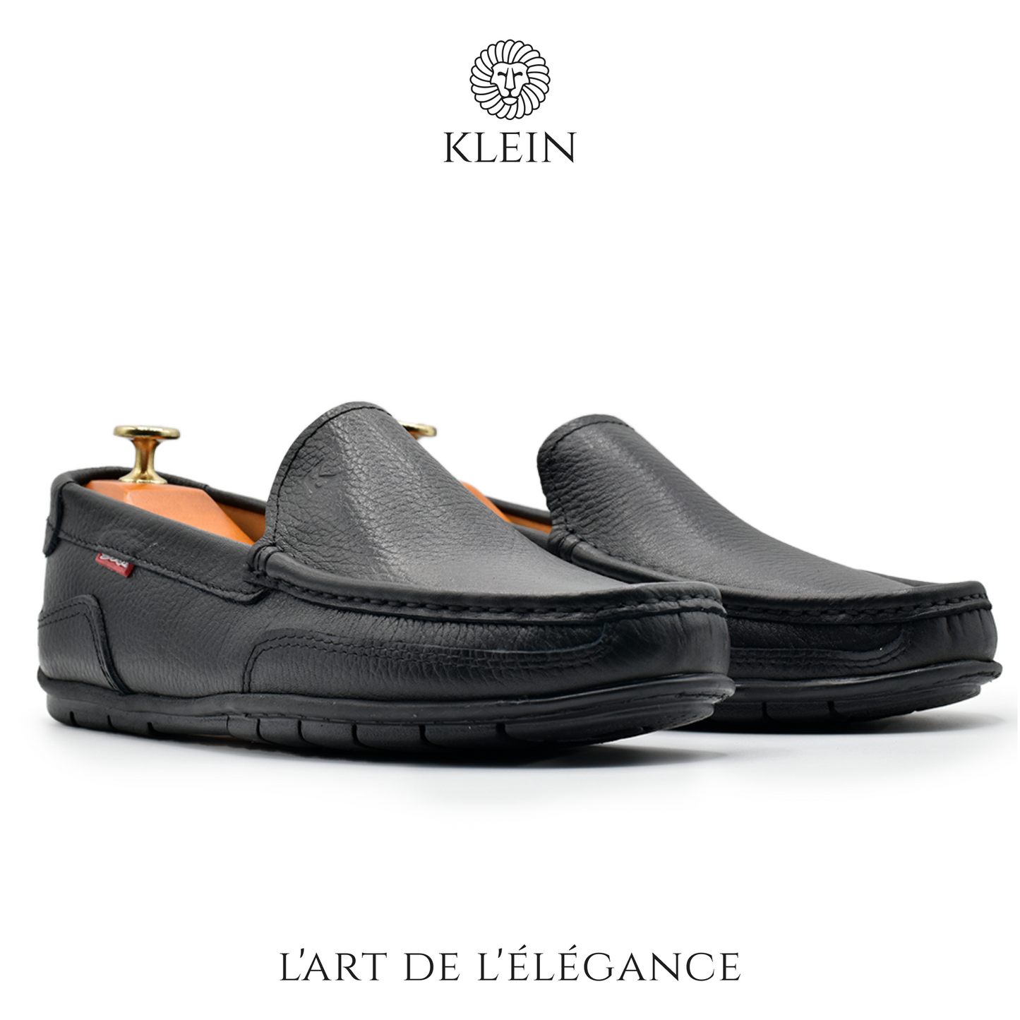 MOCASSIN MONACO MARRON EN CUIR