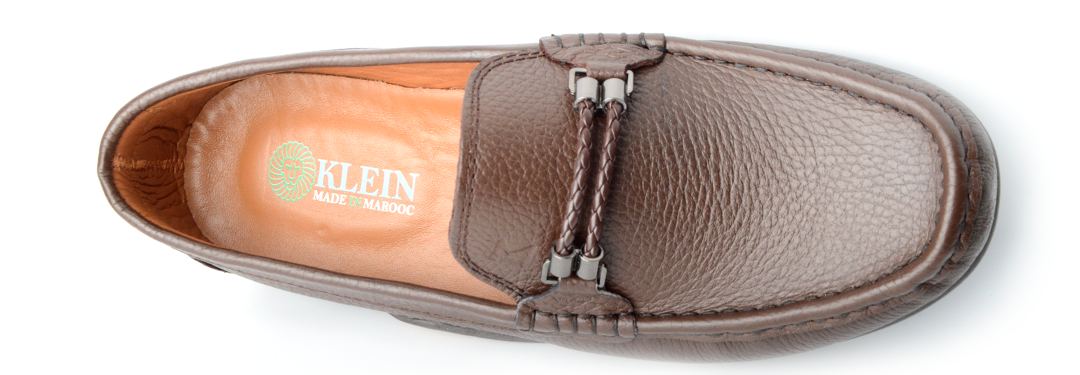 Grand Seigneur H Mocassin En Cuir MARRON