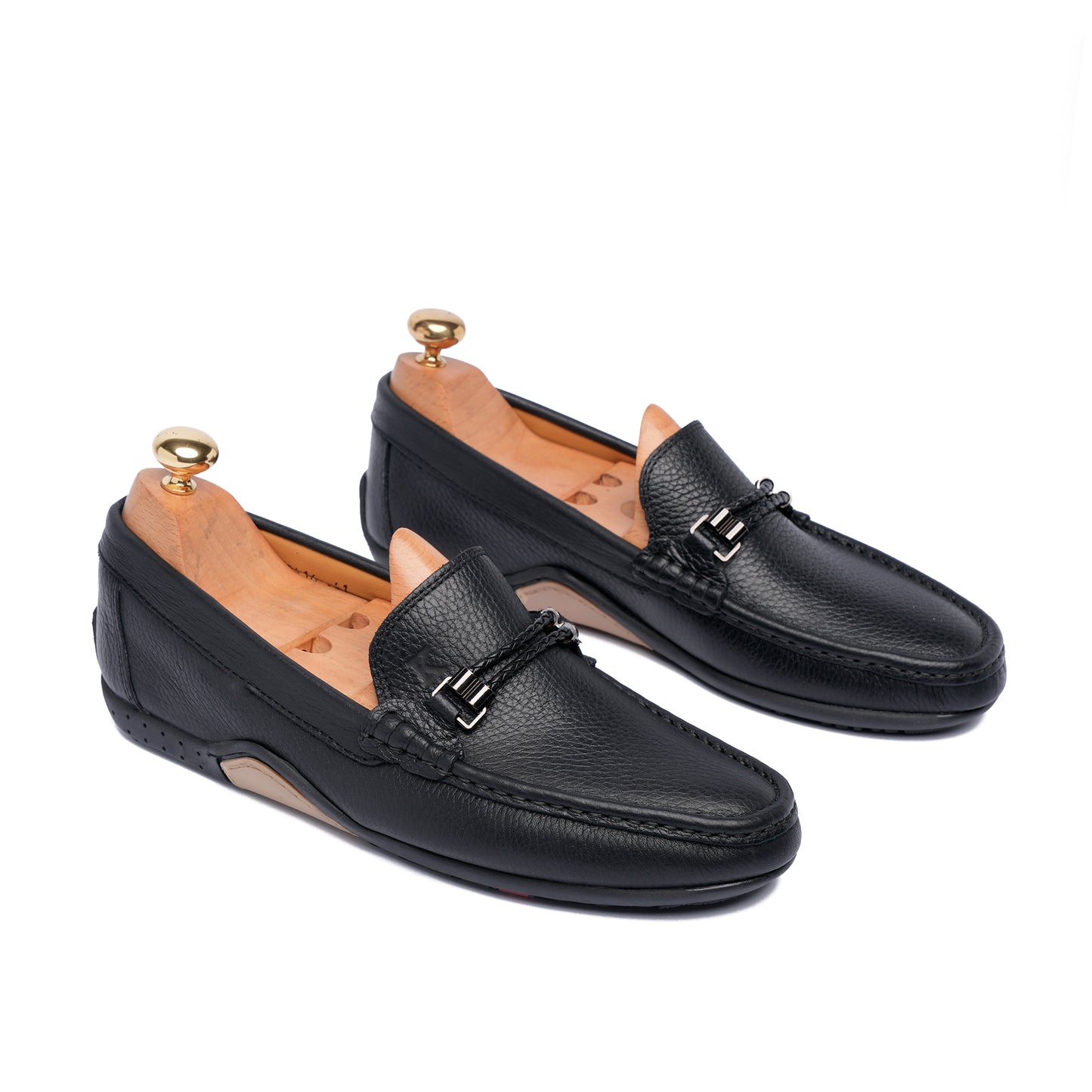 Grand Seigneur H Mocassin En Cuir MARRON