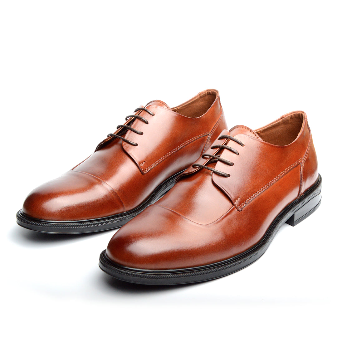 MASSIMO CHAUSSURE CLASS EN CUIR TABAC