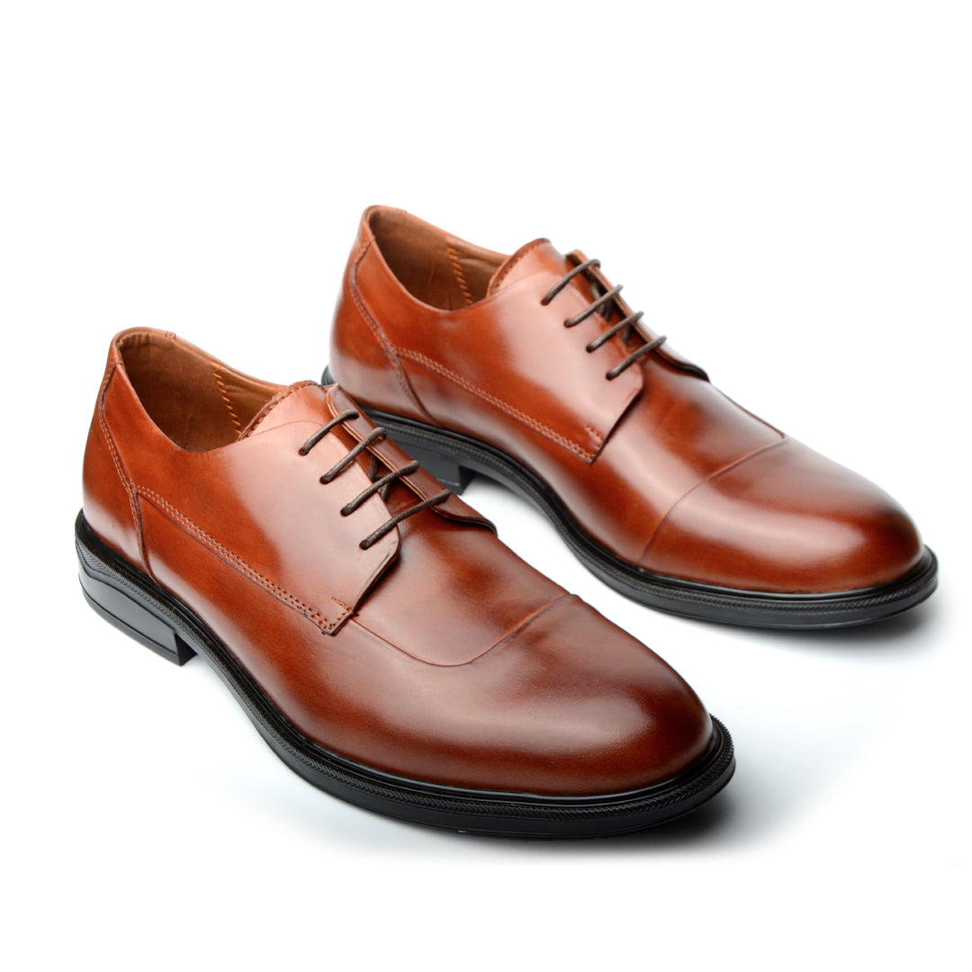 MASSIMO CHAUSSURE CLASS EN CUIR TABAC