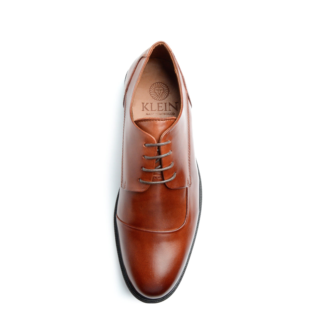 MASSIMO CHAUSSURE CLASS EN CUIR TABAC