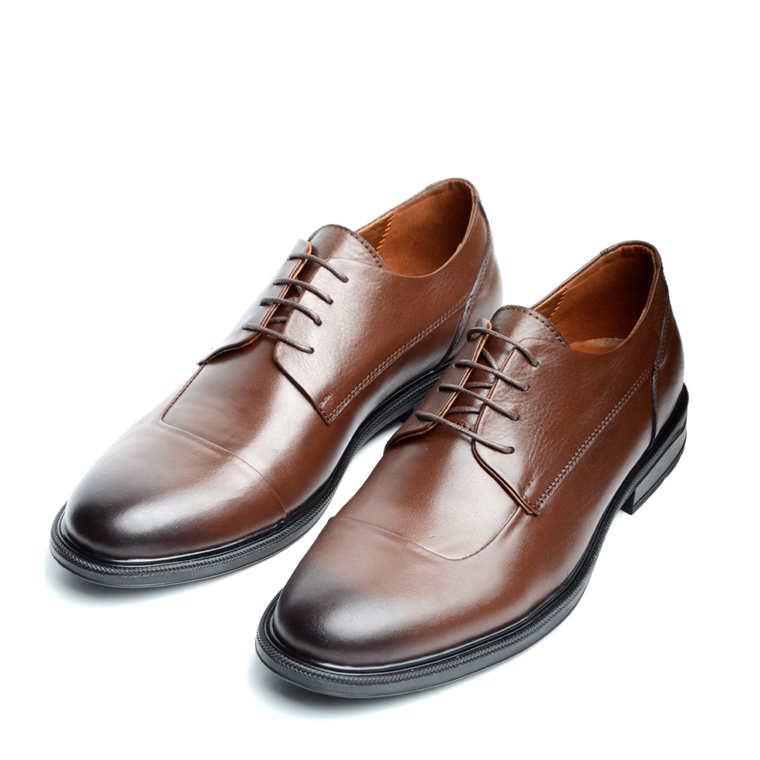 MASSIMO CHAUSSURE CLASS EN CUIR MARRON