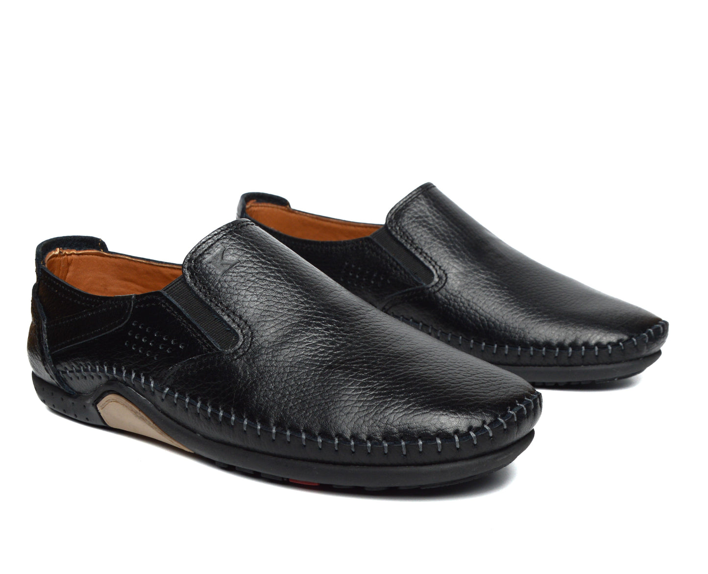Grand Seigneur S Mocassin En Cuir NOIR