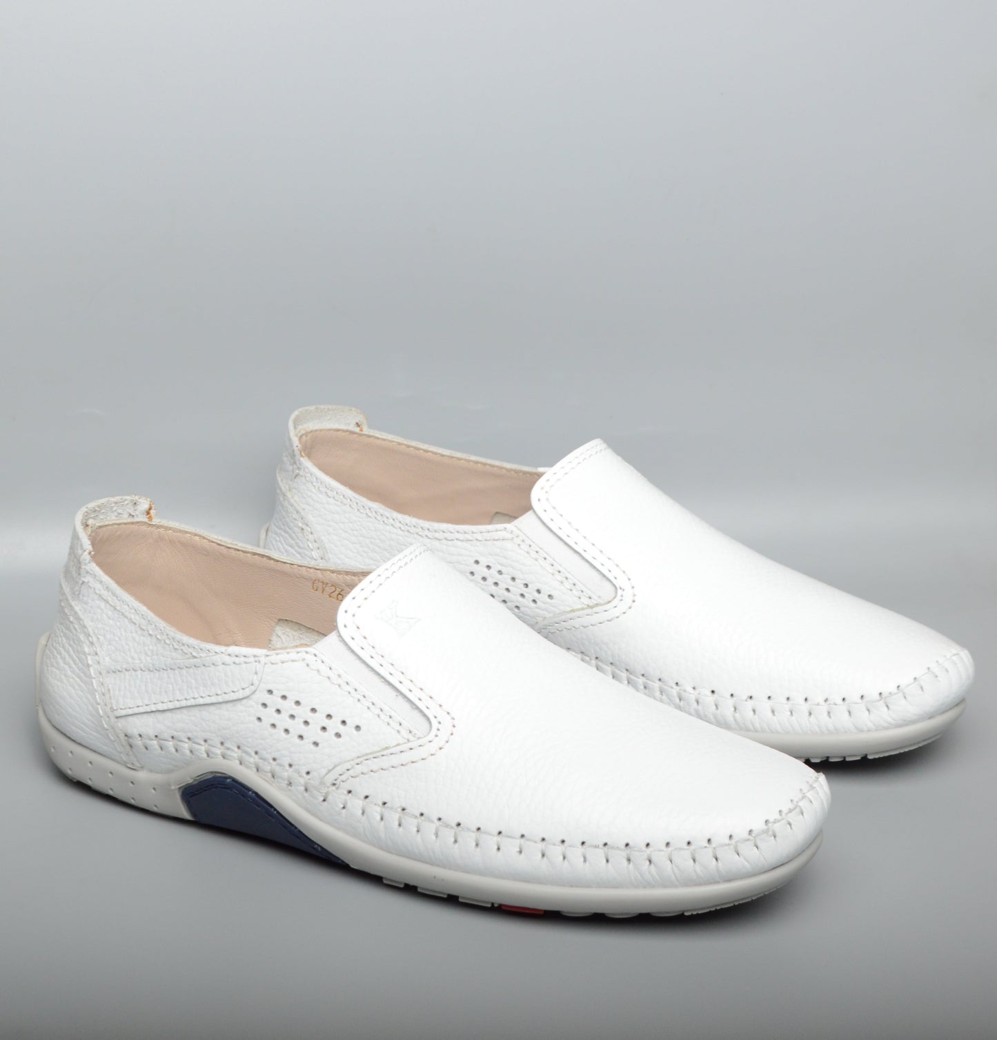 Grand Seigneur S Mocassin En Cuir BLANC