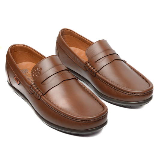 Alonzo Mocassin En Cuir Marron