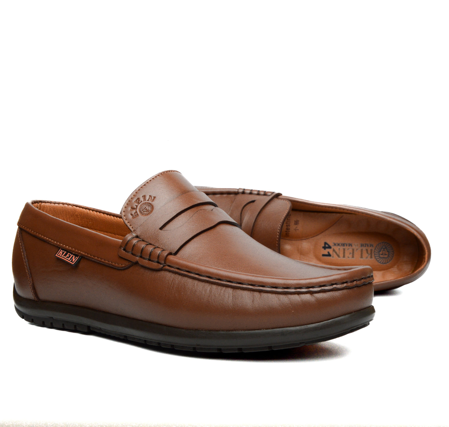 Alonzo Mocassin En Cuir Marron