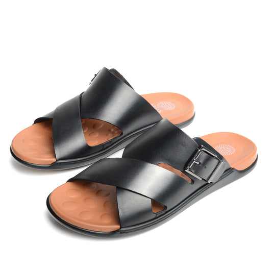 Sandale Sandro En Cuir Noir