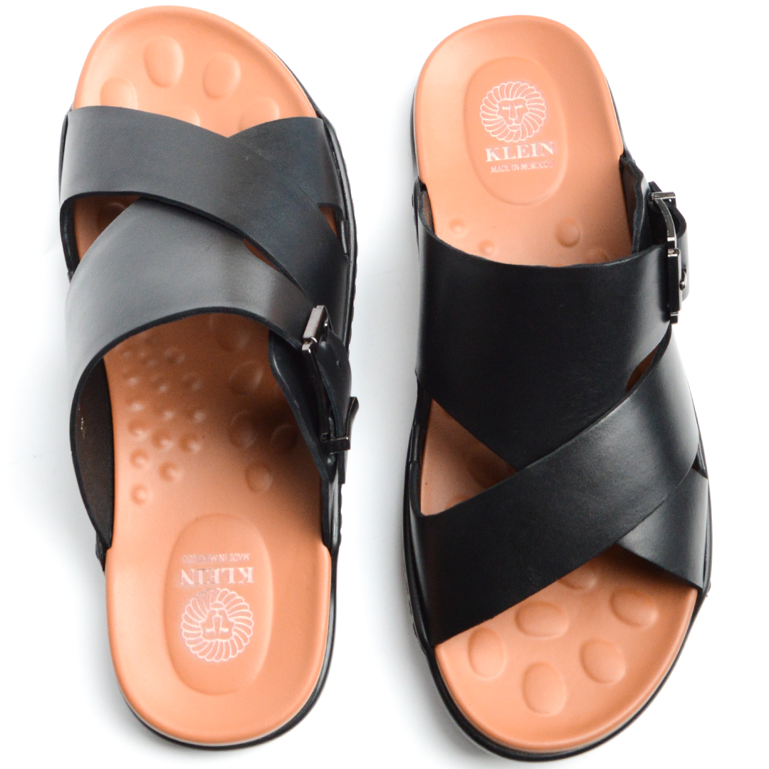 Sandale Sandro En Cuir Noir