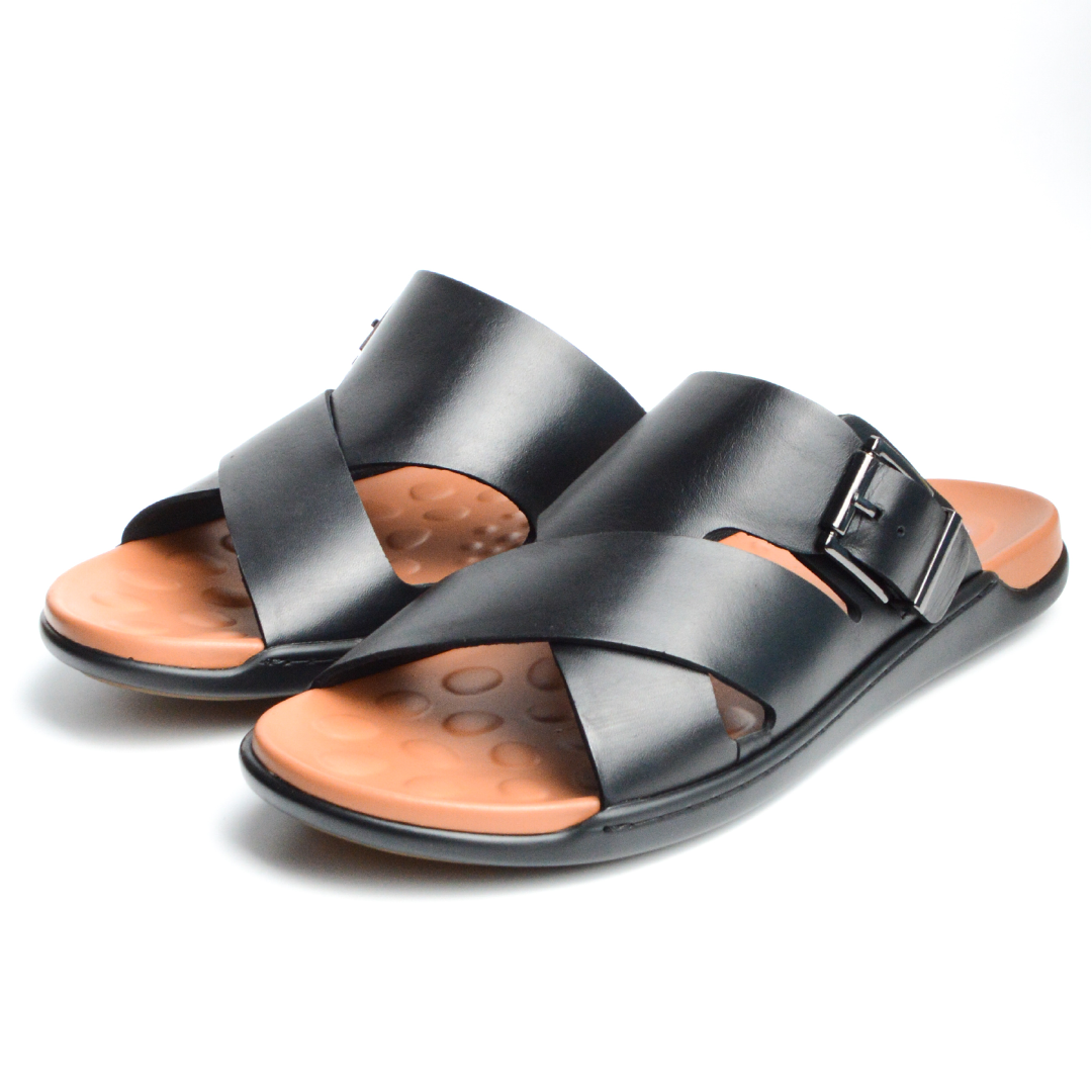 Sandale Sandro En Cuir Noir