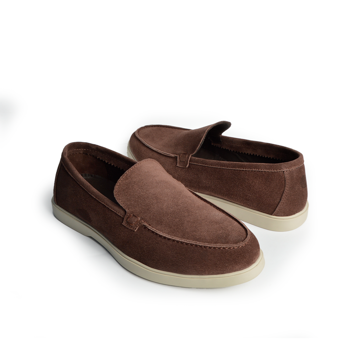 Ballerine daim Confort Marron