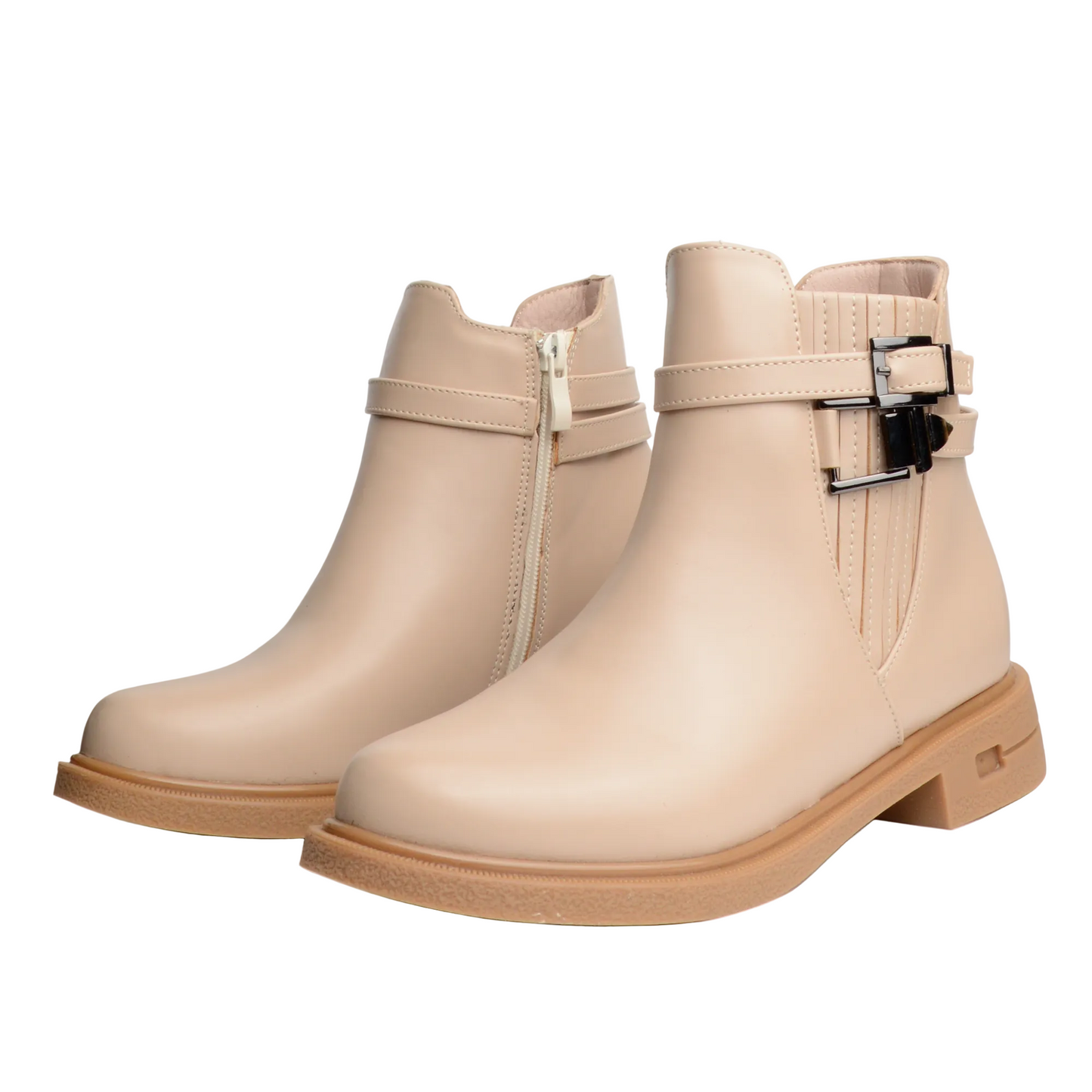 bottines femme EVA Beige
