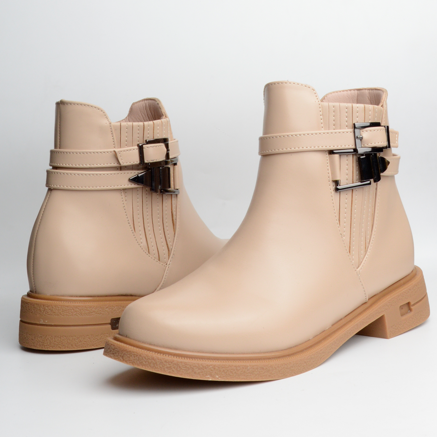 bottines femme EVA Beige