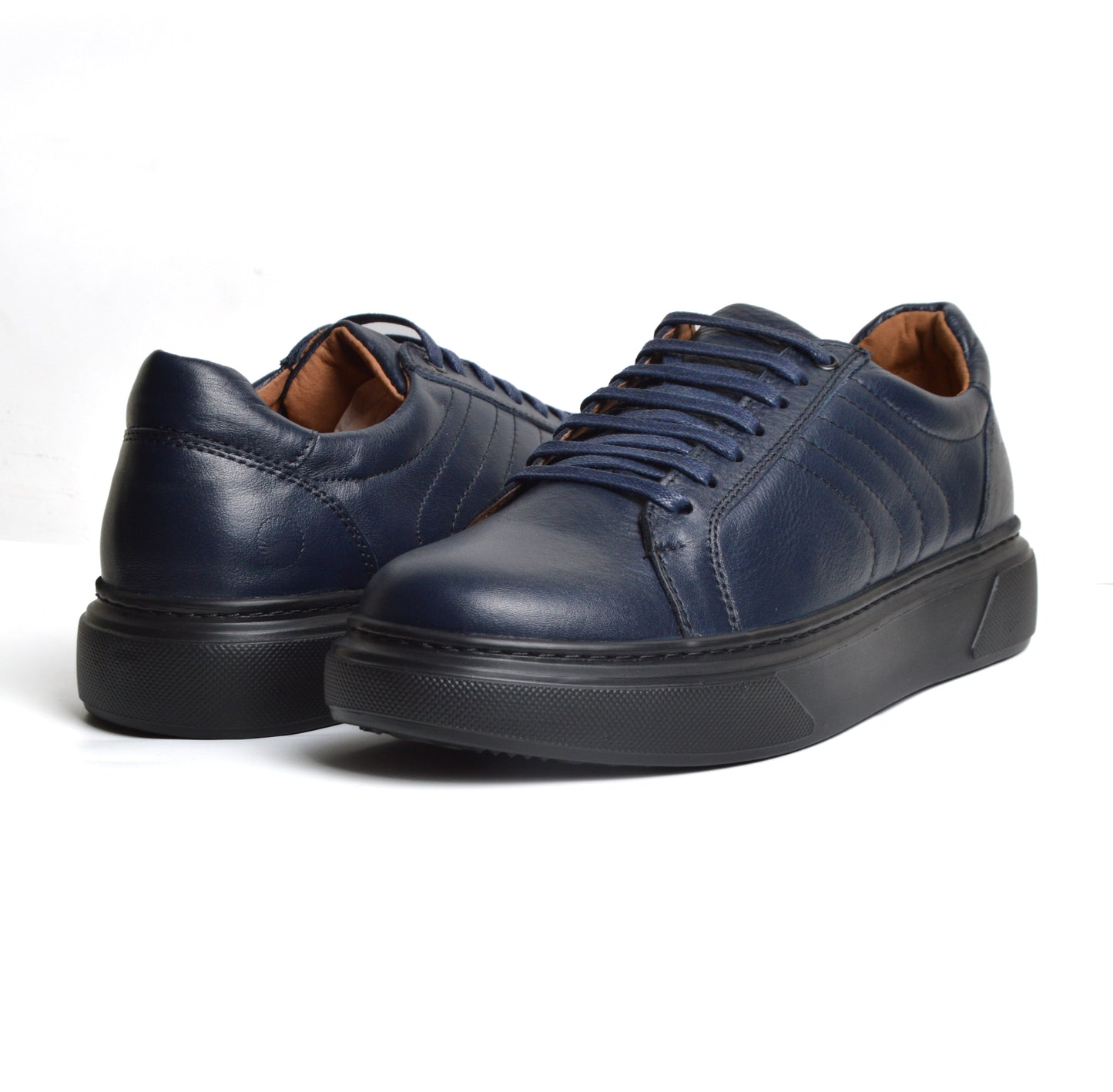 BASKET NERO RF505 BLEU