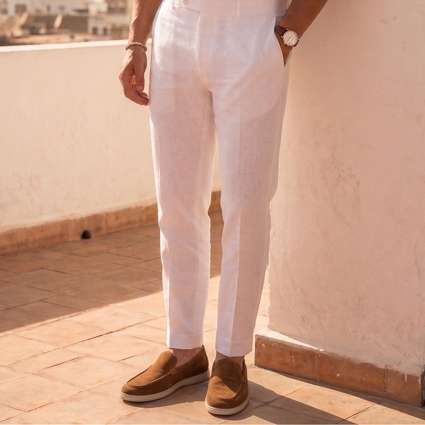 Ballerine daim Confort tabac