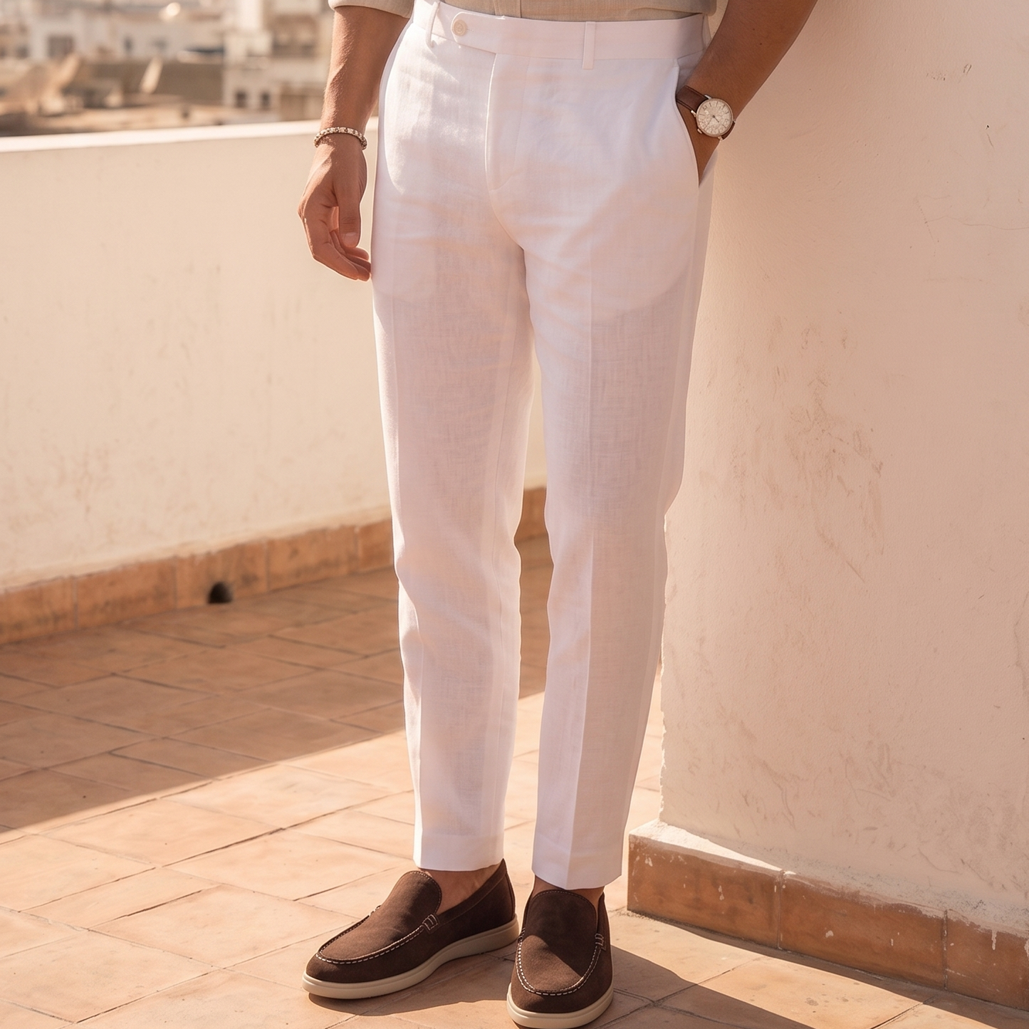 Ballerine daim Confort Marron