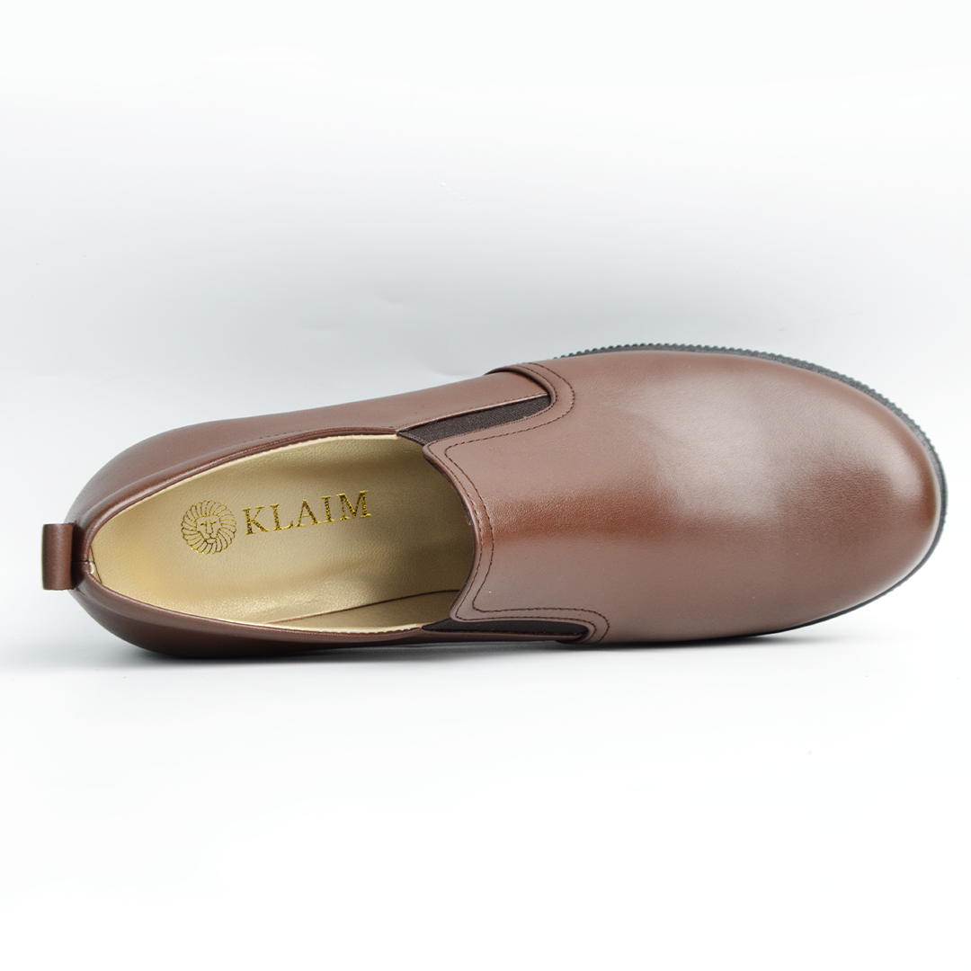 CHAUSSURES LIANNA EN CUIR MARRON